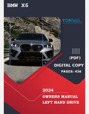 bmw x6 2024 owners manual
